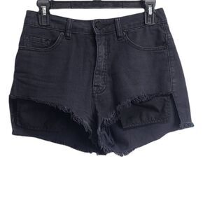 BDG Cut Off Black Mini Shorts Size 26W